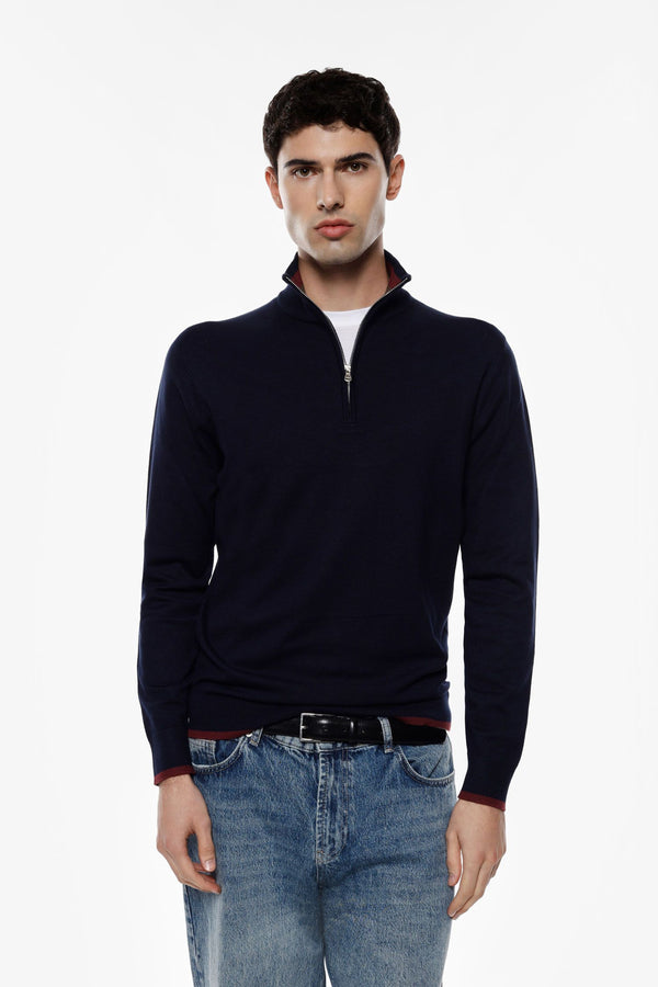 Camisola de Malha Azul Imperial FW25