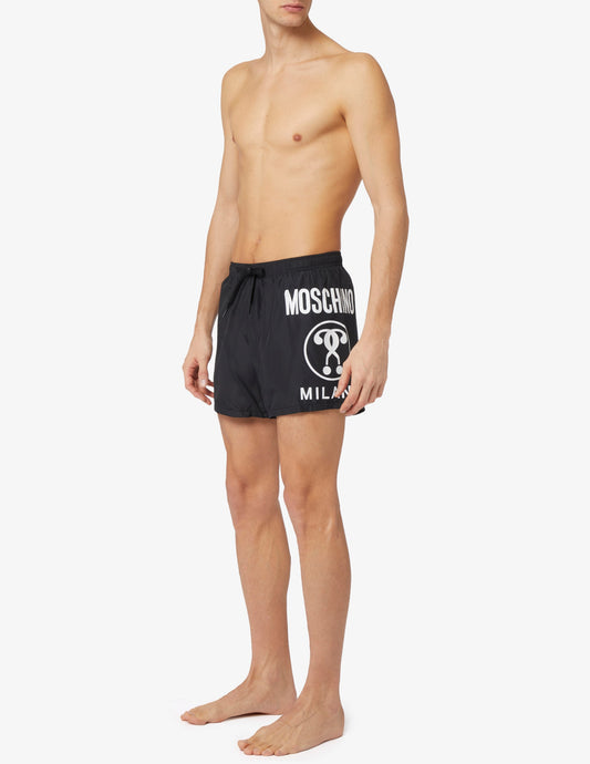 CALÇÕES DE BANHO MOSCHINO PRETOS V3A4287 SS24