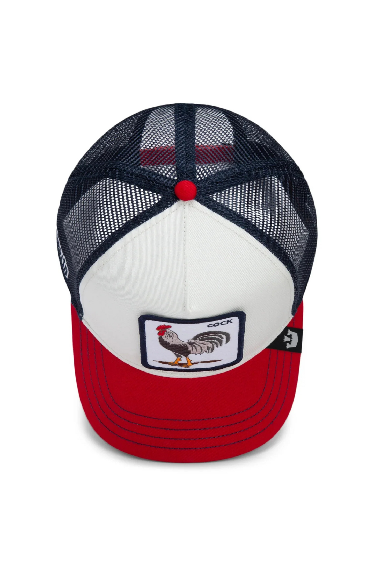 Chapéu Rooster Branco e Vermelho Goorin Bros FW25