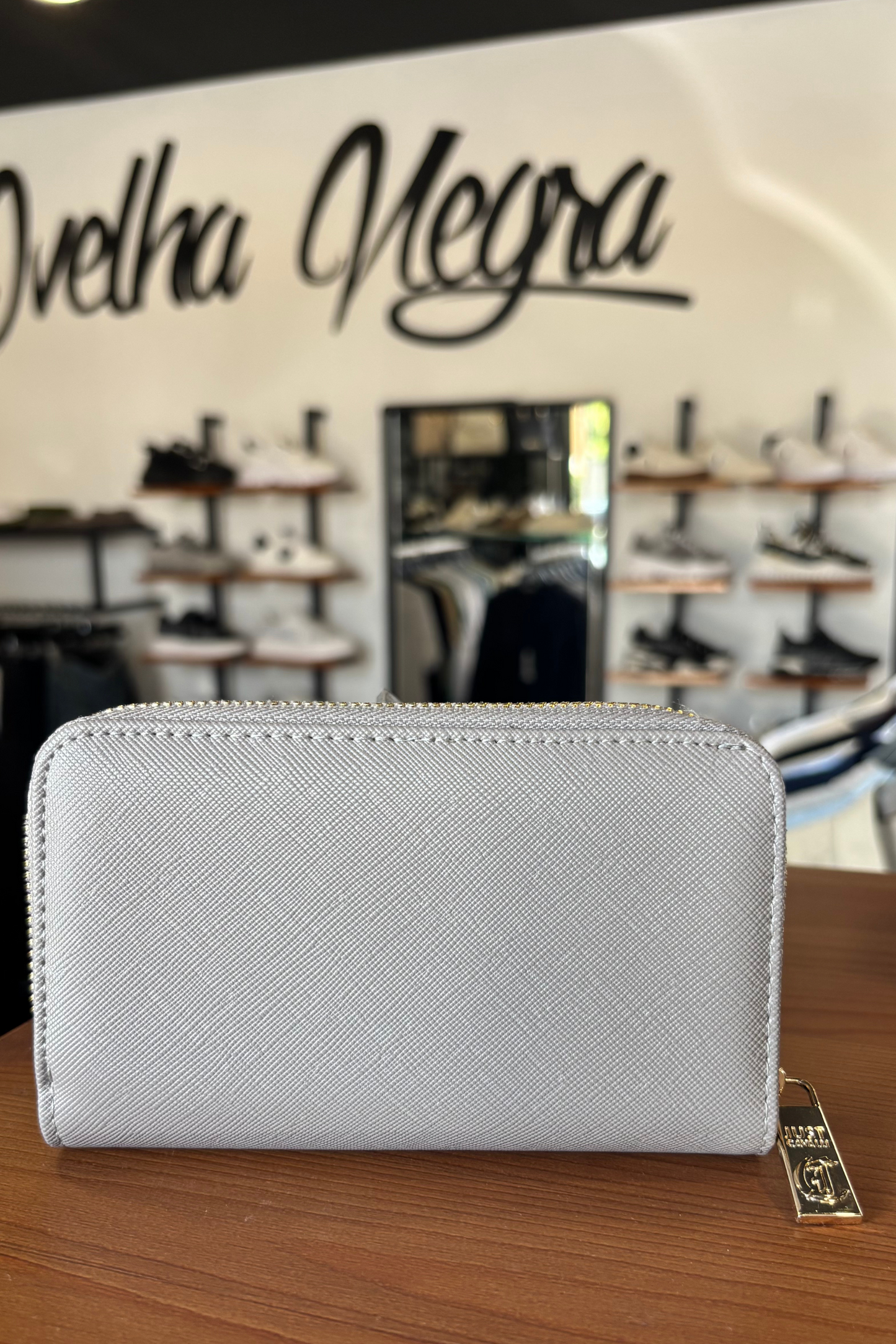 Carteira Cinza Just Cavalli FW-25