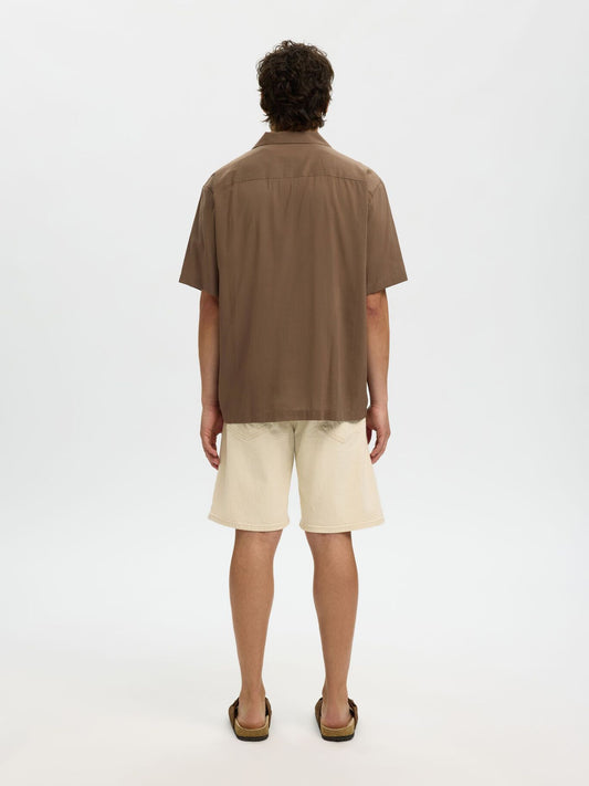 Camisa Castanha Selected SS26