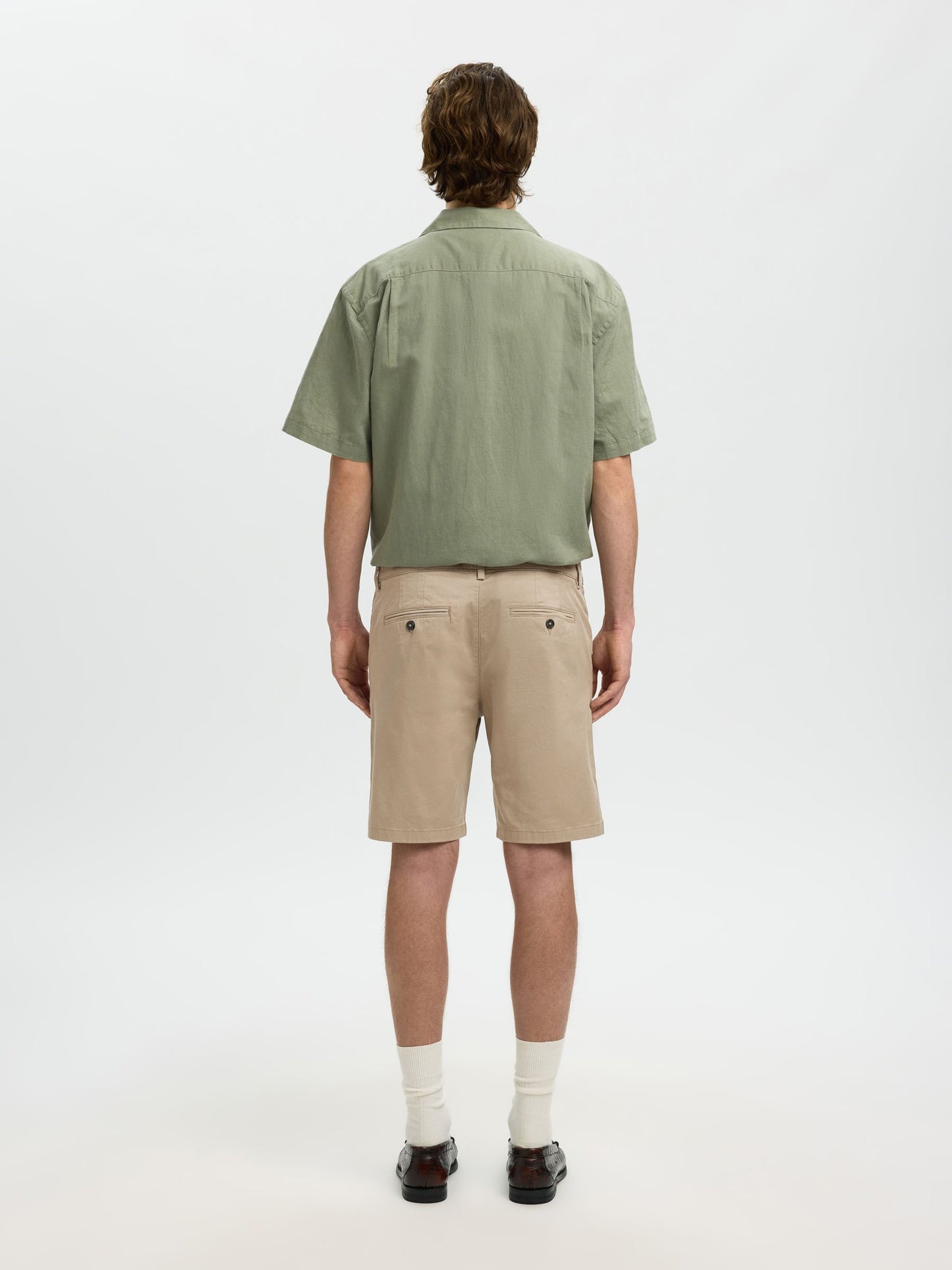 Calção Chino Taupe Selected SS26