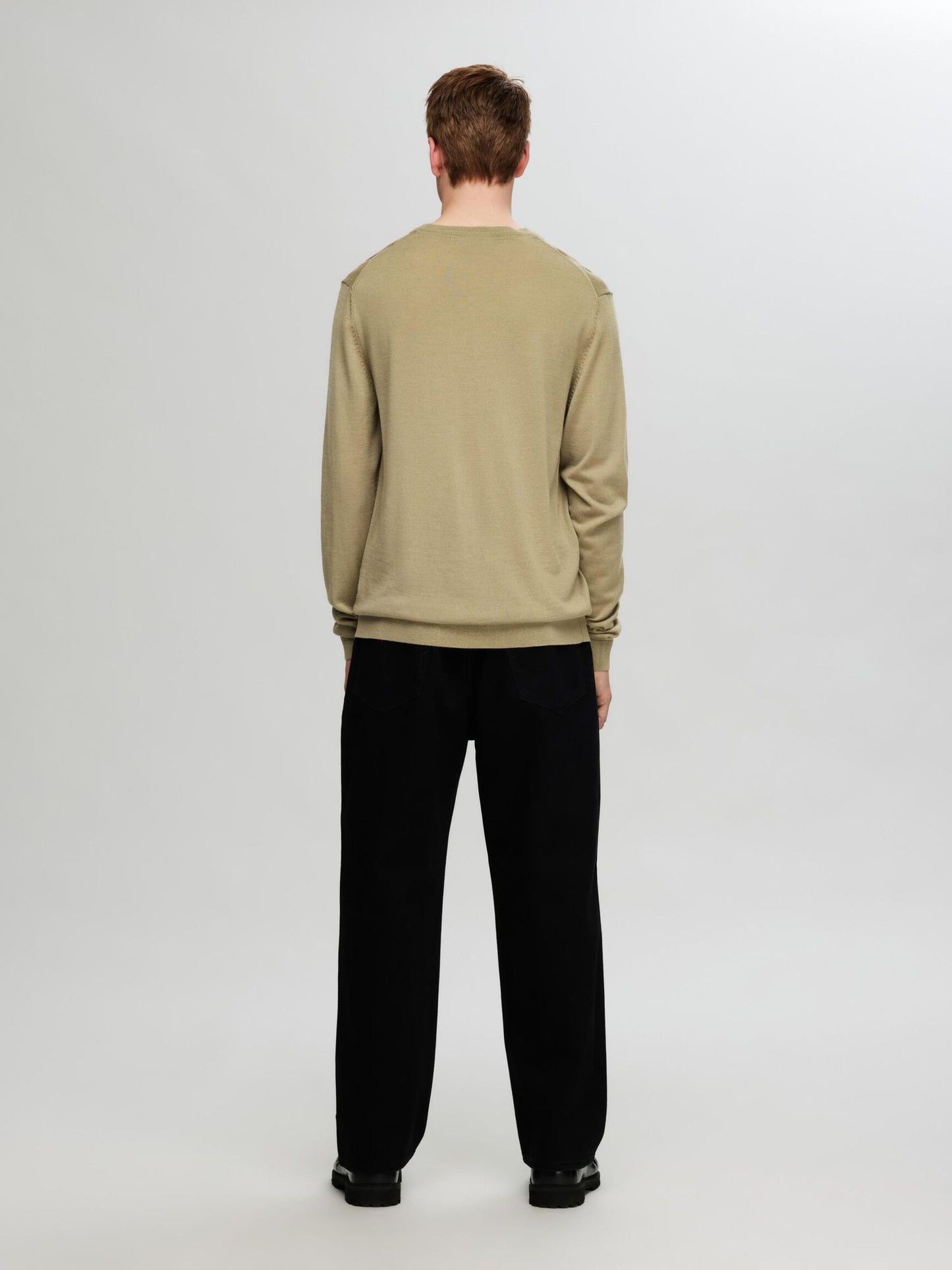 Camisola de Malha Bege Selected FW25