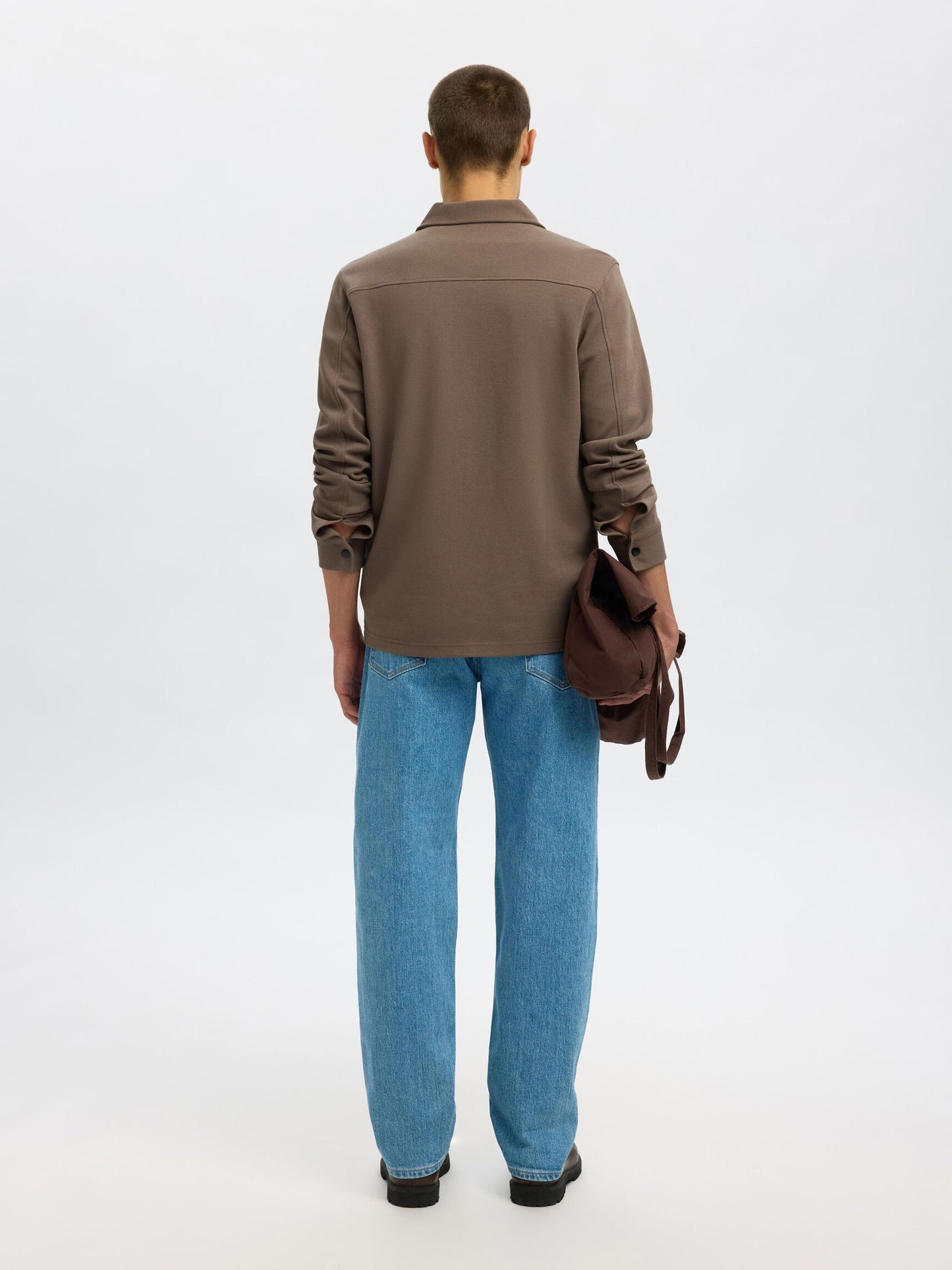 Casaco Castanho Selected FW25