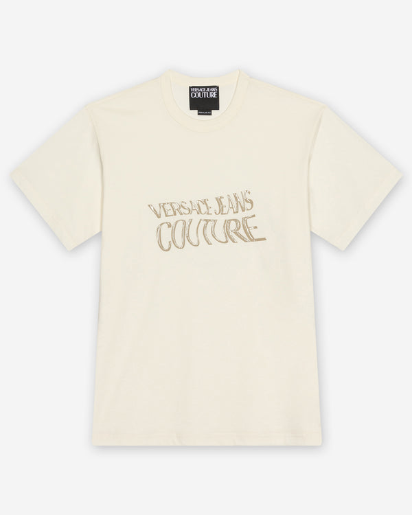 T-shirt Bege Versace Jeans Couture SS26 - sem foto