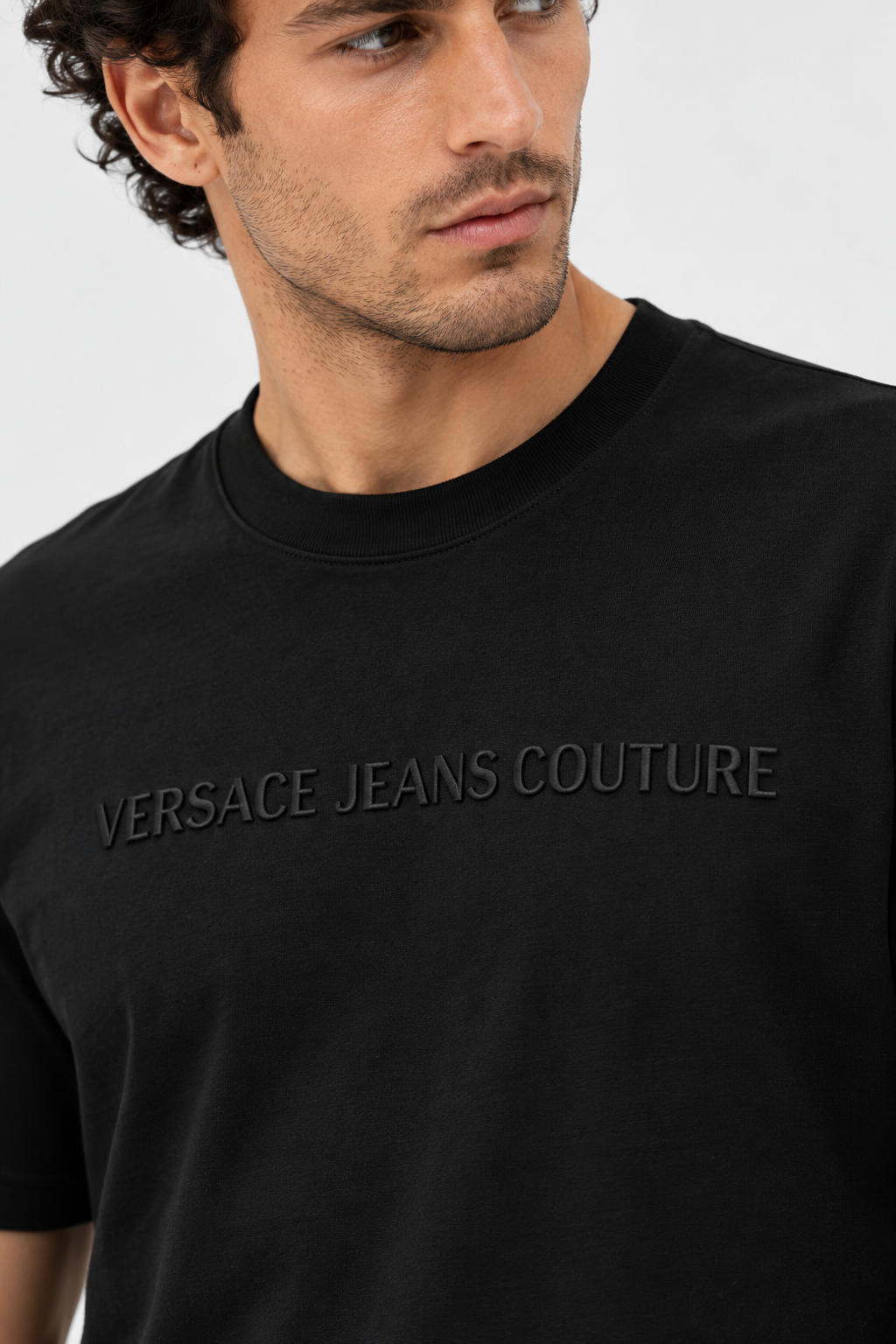 T-shirt Versace Jeans Couture Preta Versace Jeans Couture