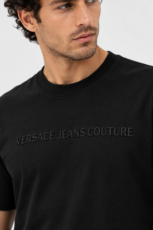 T-shirt Versace Jeans Couture Preta Versace Jeans Couture
