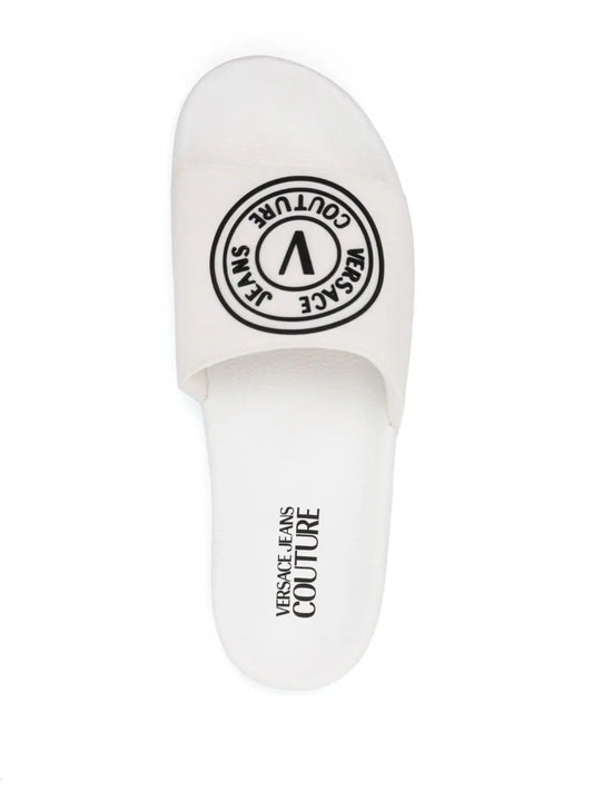 Chinelos Versace Jeans Couture Brancos SS25