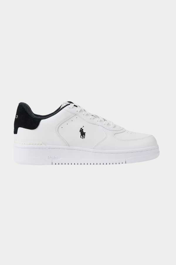 Sapatilhas Brancas Ralph Lauren Masters SS25