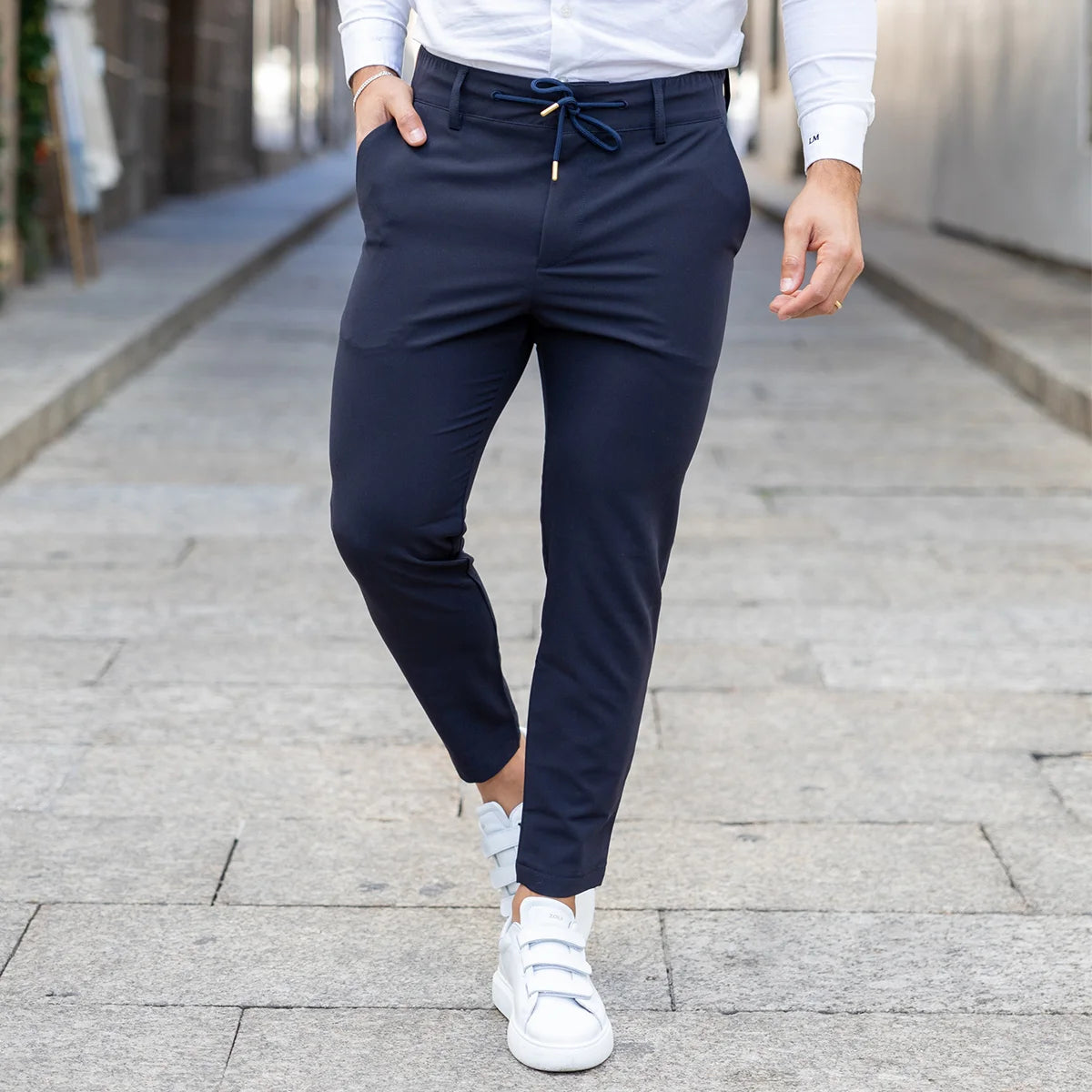 Calças Zolf Azul Marinho FW25