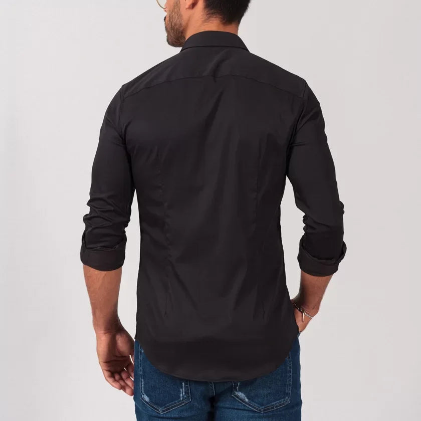 Camisa Clássica Preta Zolf FW25