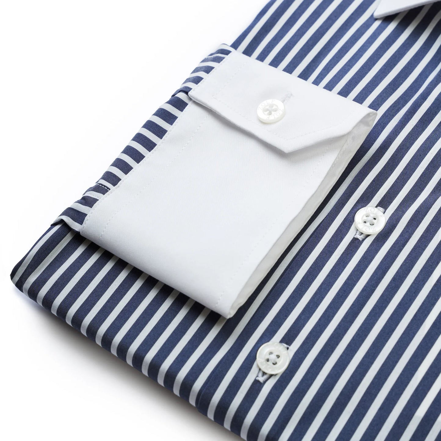 Camisa Branca e Azul Zolf SS26
