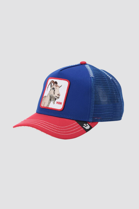 Chapéu Goat Azul e Vermelho Goorin Bros FW25