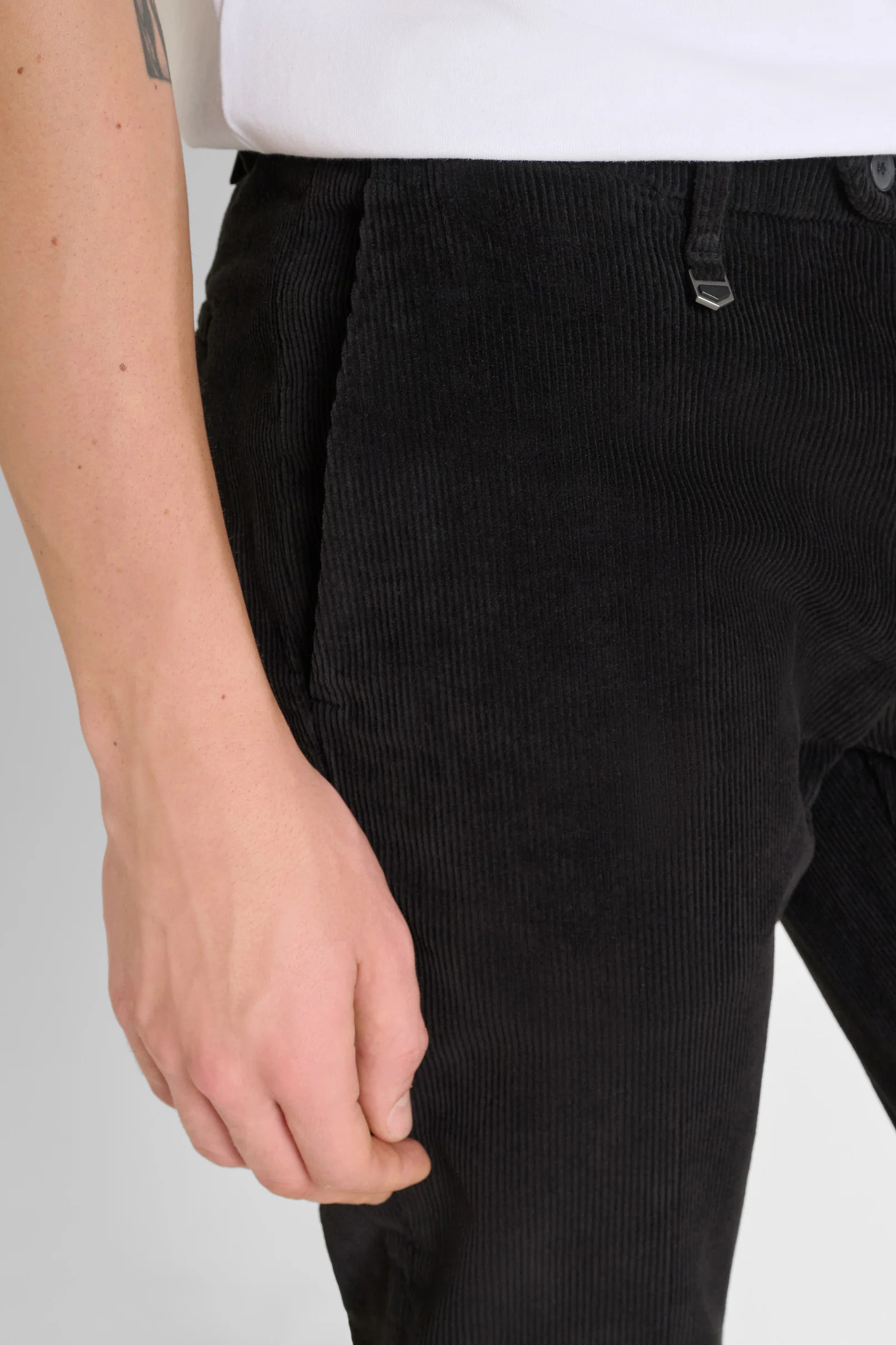 Calça Preta Bombazine Antony Morato FW25