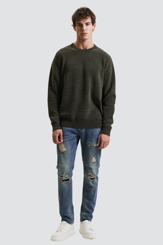 Camisola de Malha Verde Gianni Lupo FW25