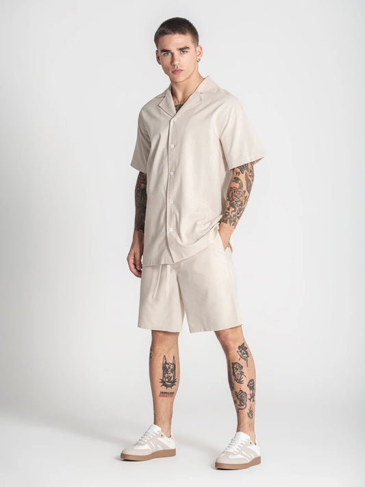 Camisa Bege Gianni Kavanagh SS25