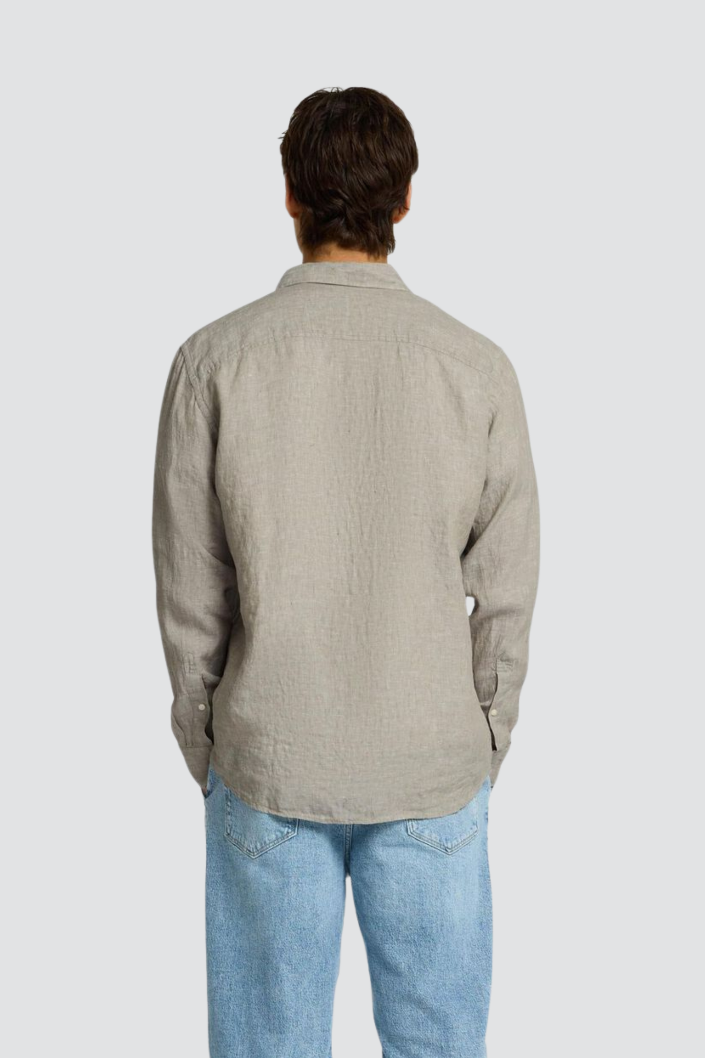 Camisa de Linho Verde Selected SS25