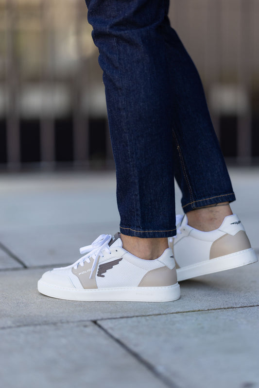 Sapatilha Branca e Bege POLICE SS25