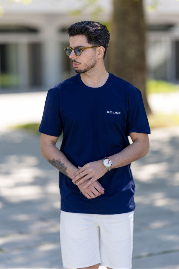 T-shirt Azul POLICE SS25