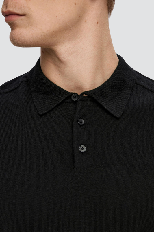 Polo Preto Selected SS25