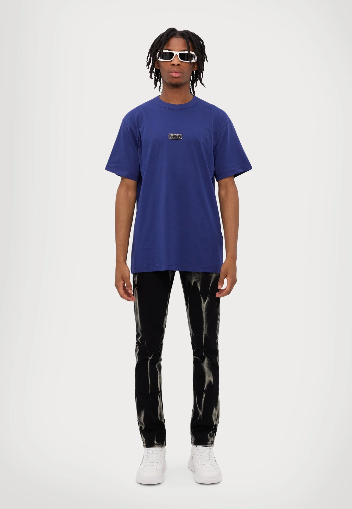 T-shirt Azul Versace Jeans Couture SS25