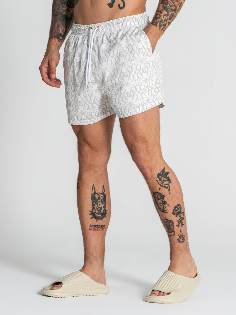 Calções de Banho Brancos Gianni Kavanagh SS25