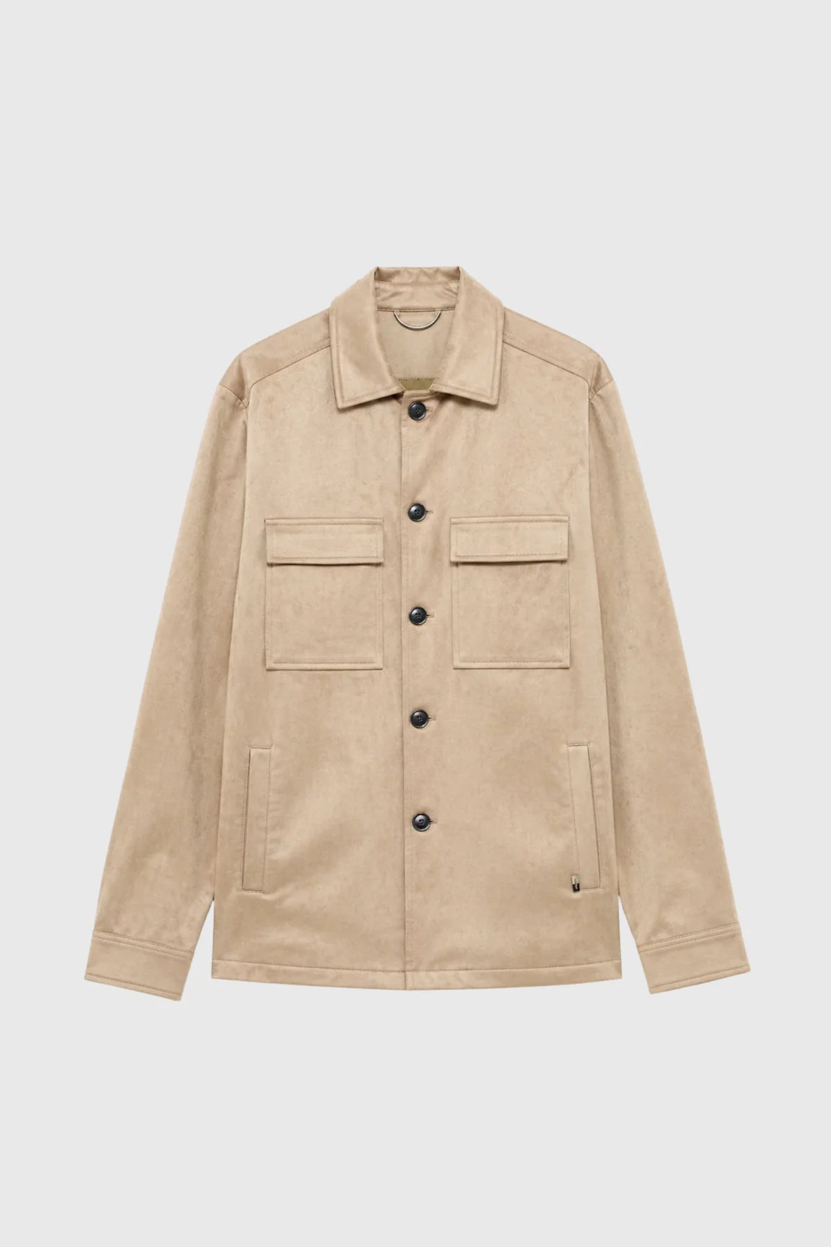 Sobrecamisa Bege efeito Camurça Gianni Lupo