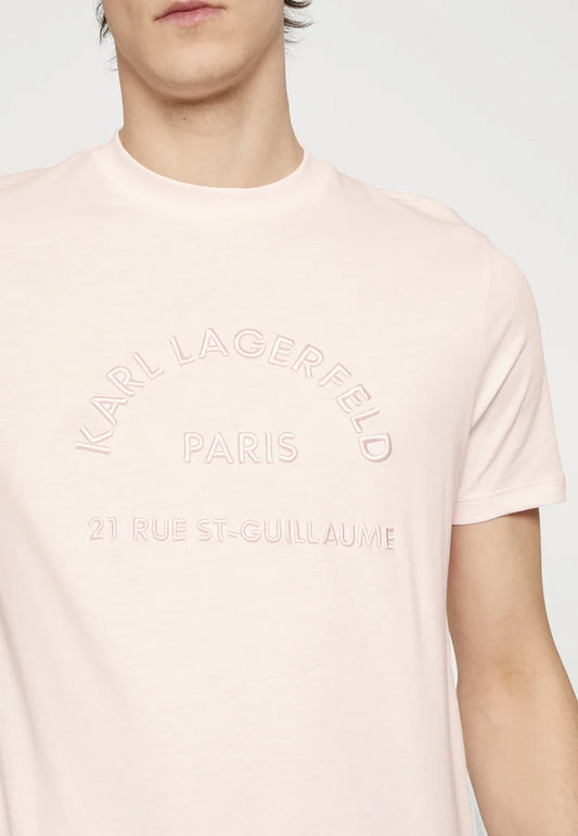 T-shirt Karl Lagerfeld Rosa Estampada