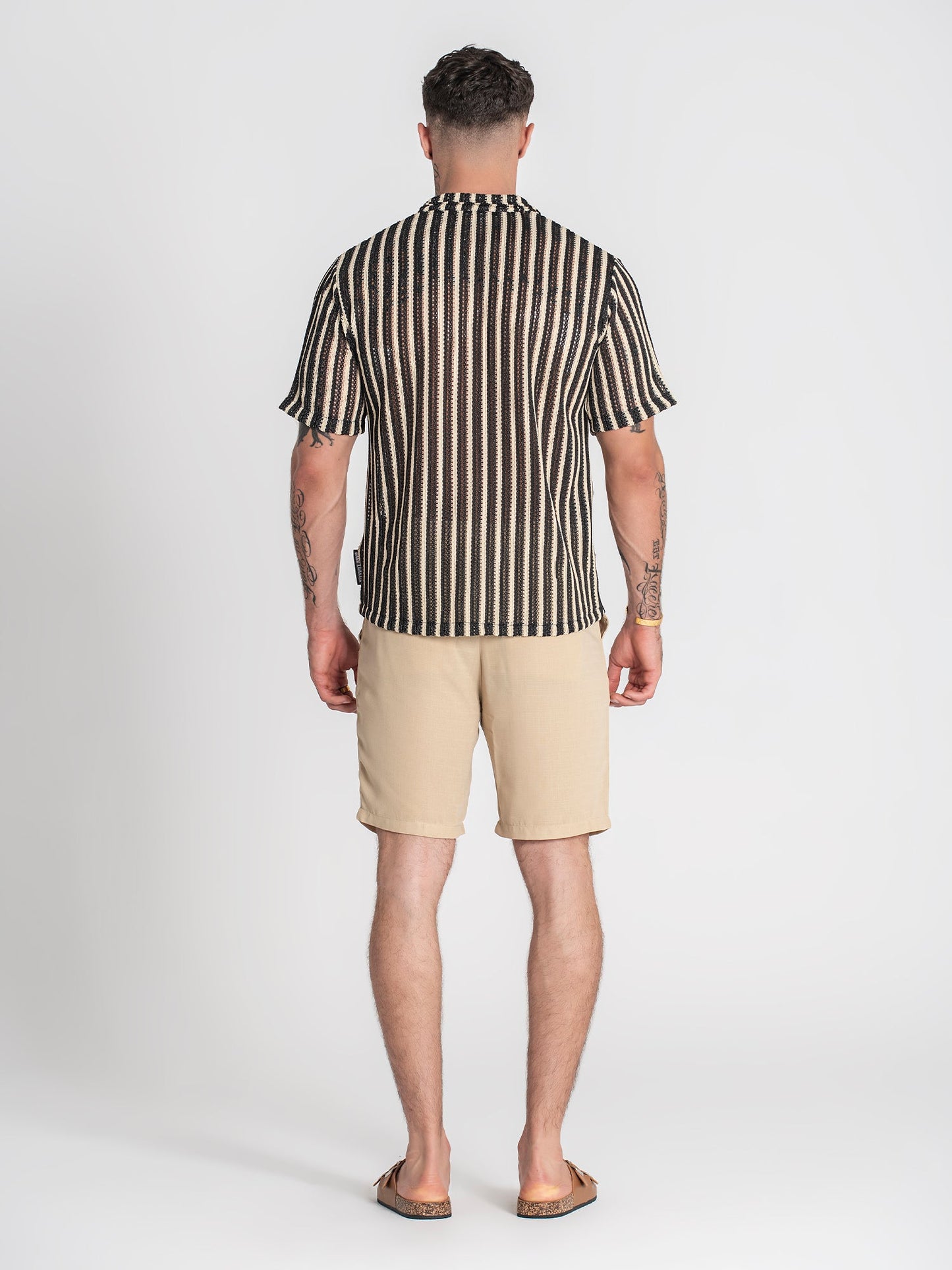 Camisa Malha Preta Gianni Kavanagh SS25