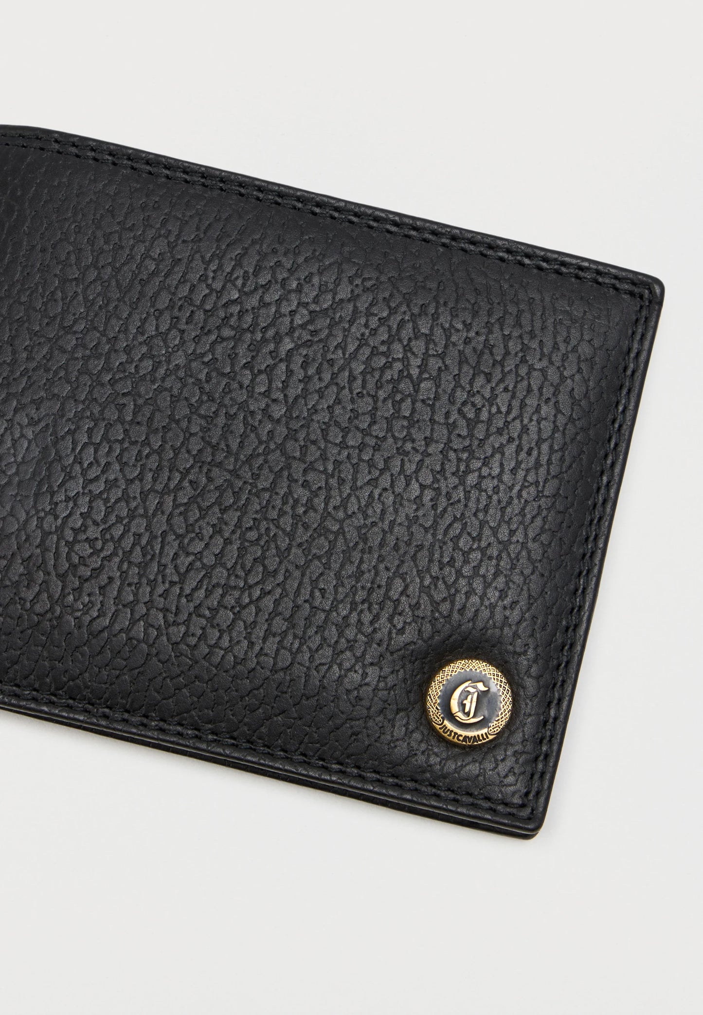 Carteira Pele Preta Just Cavalli FW25