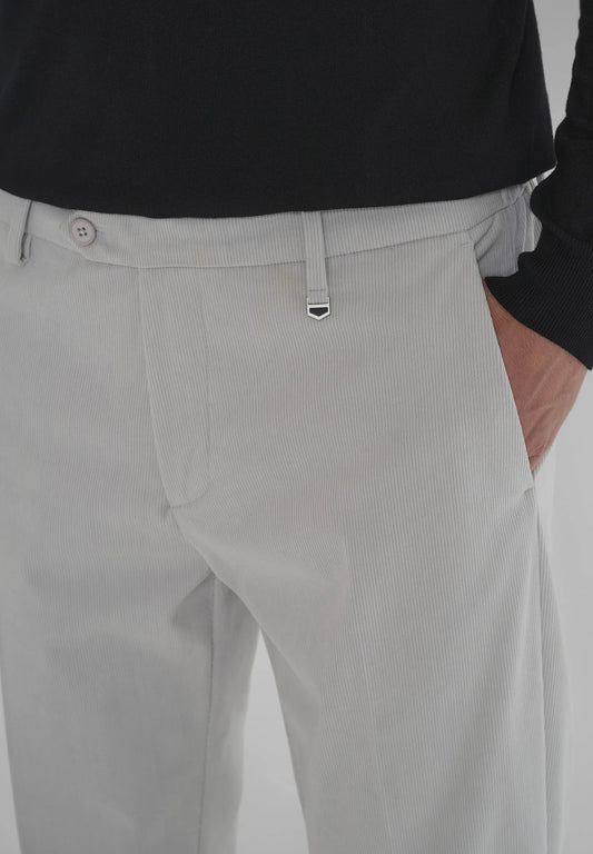 Calça Bombazina Cinza Clara Antony Morato FW25