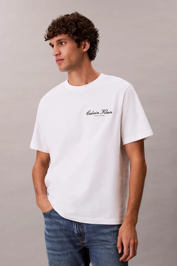 T-shirt Branco Calvin Klein SS26