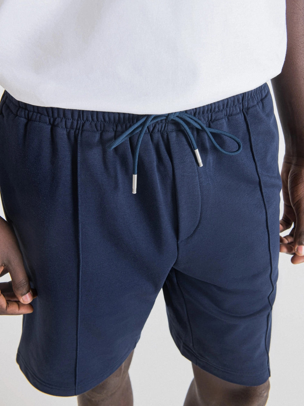 Calções De Fato De Treino Azul Marinho MMFS00019 SS24