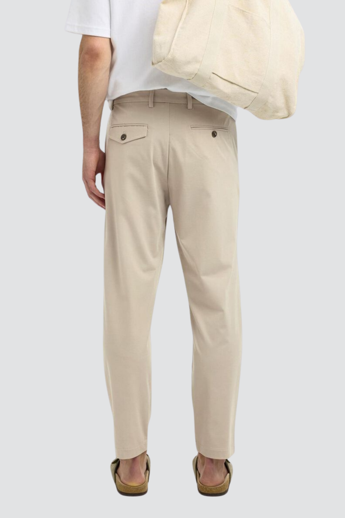 Calças Chino Bege Selected FW25