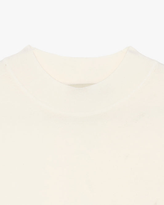 Camisola de Meia Gola Gianni Lupo de Malha Branca Gianni Lupo