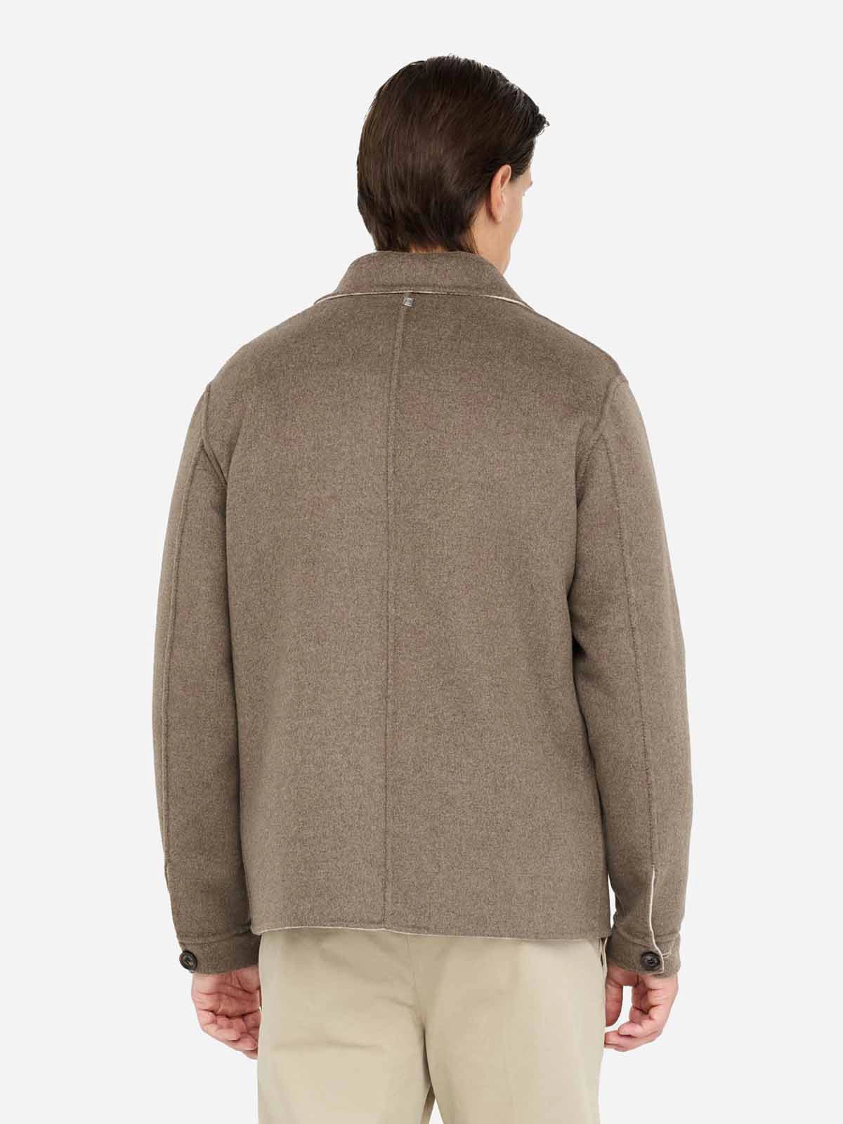 Casaco Reversível Bege e Castanho Liu Jo FW25