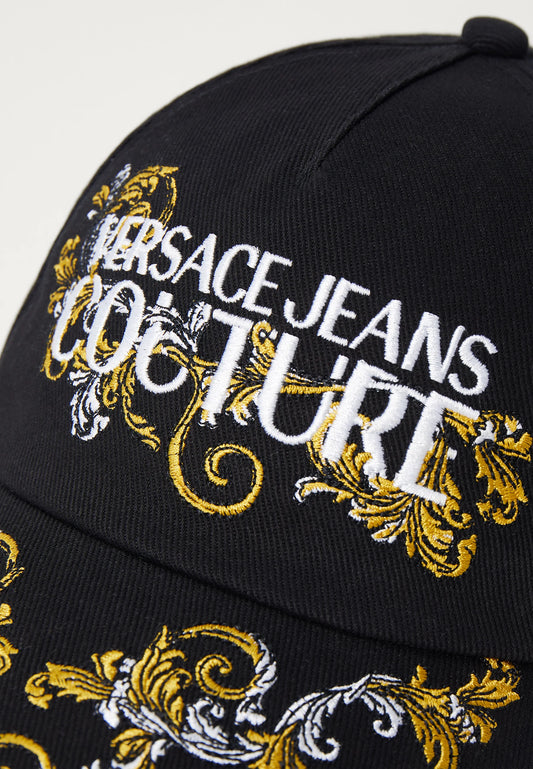 Chapéu Preto Versace Jeans Couture SS25