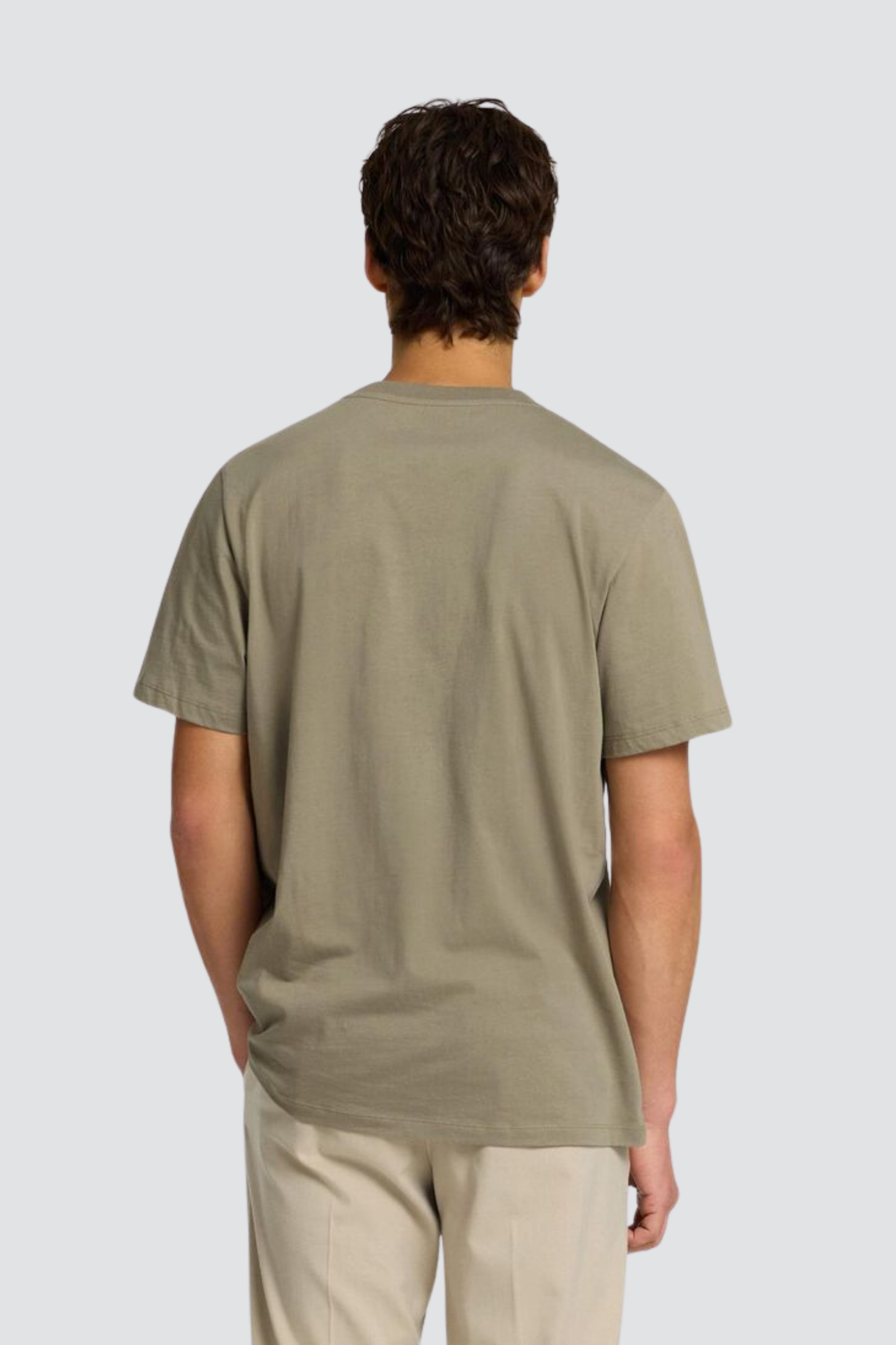T-shirt Verde Selected SS25