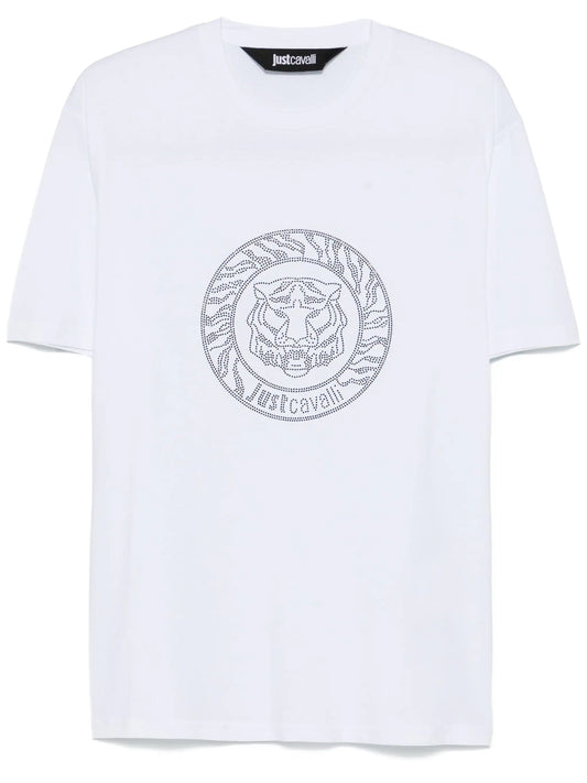 T-shirt Just Cavalli Branca FW24