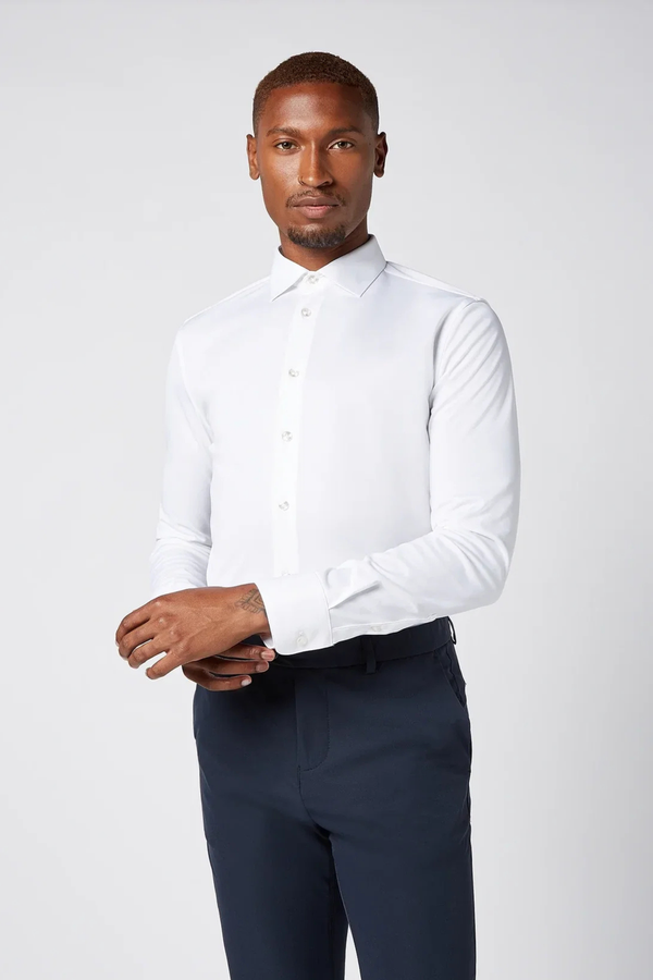 Camisa Branca Tecido Técnico