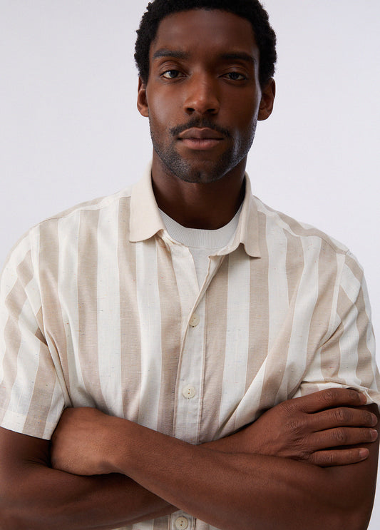 Camisa Linho Riscas Liu Jo SS26