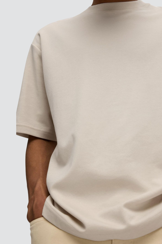 T-shirt Bege Selected SS25 Selected