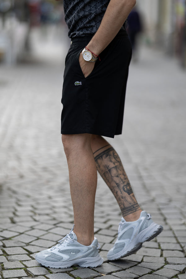 Calções Pretos Lacoste SS25
