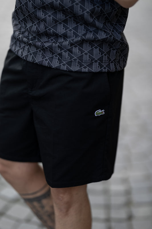 Calções Pretos Lacoste SS25