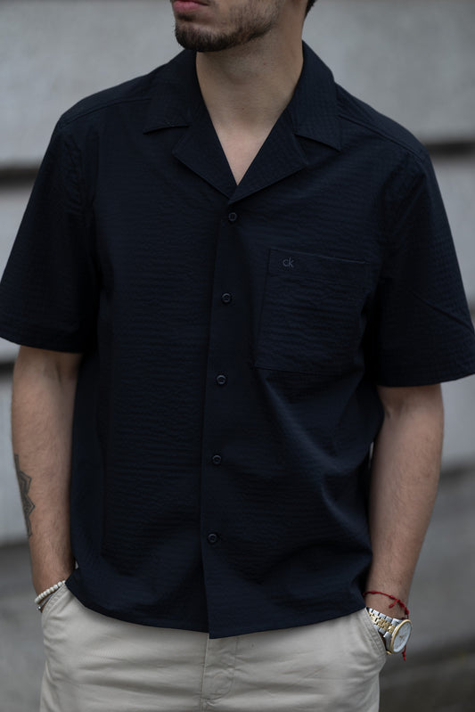 Camisa Preta Calvin Klein SS25