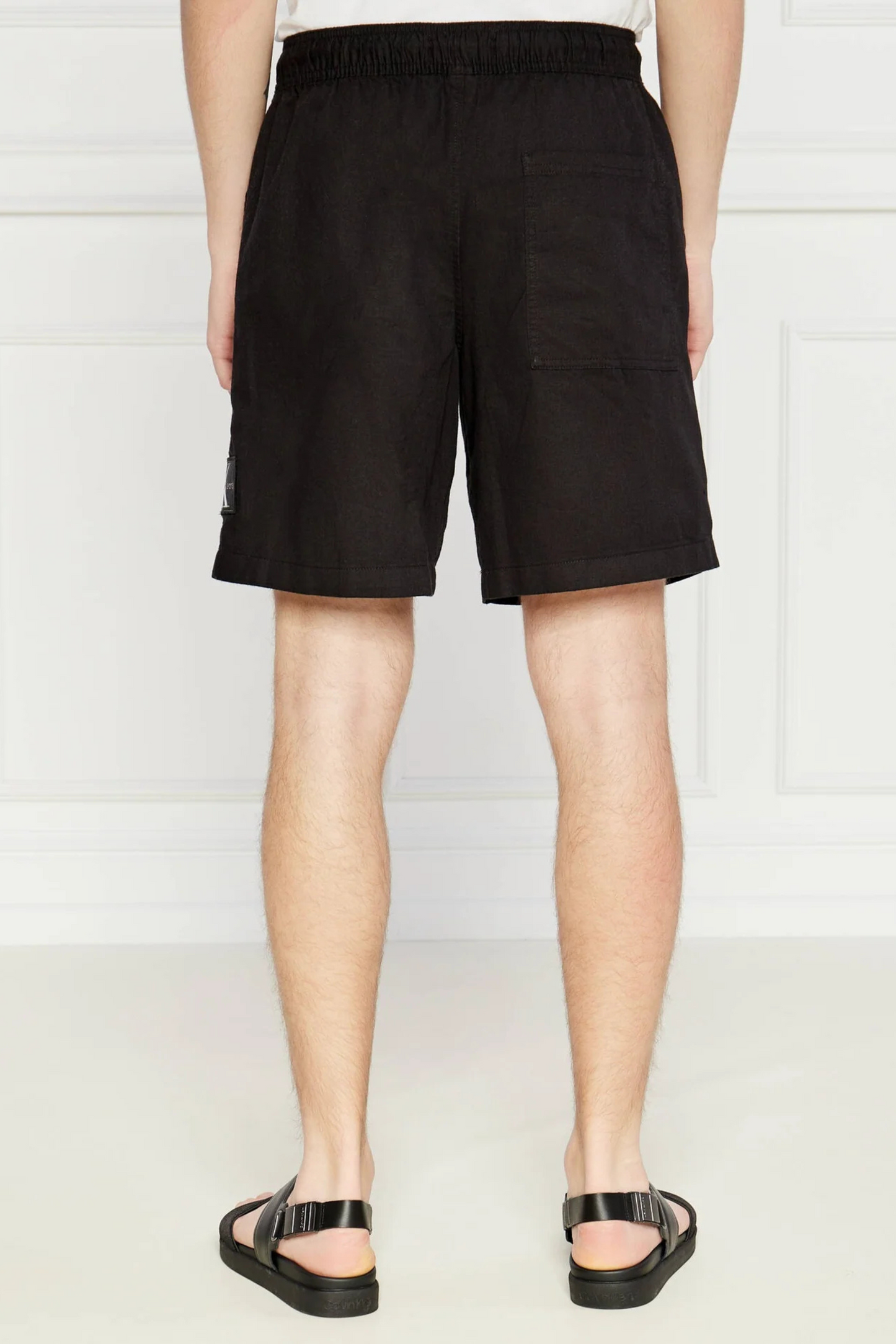 Calção Linho Preto Calvin Klein SS24