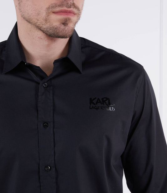Camisa Preta Karl Lagerfeld