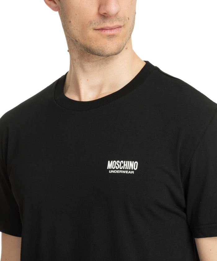 T-shirt Preta Moschino SS25