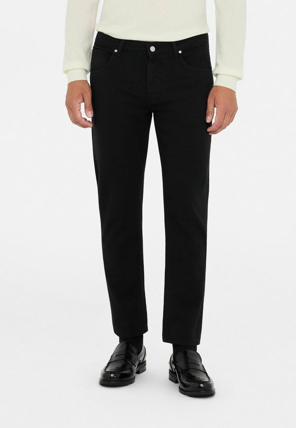 Calça de Ganga Preta Slim Fit