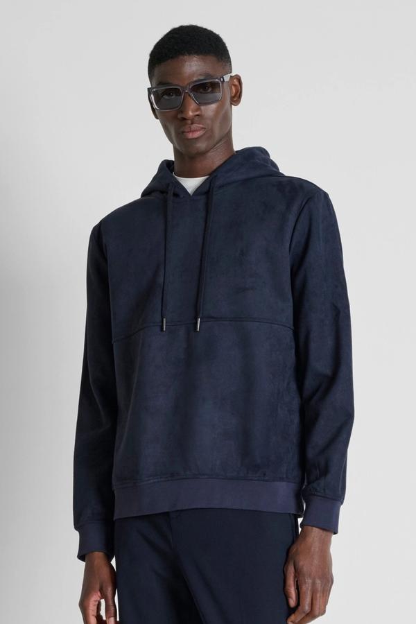 Sweatshirt Efeito Camurça Antony Morato Azul
